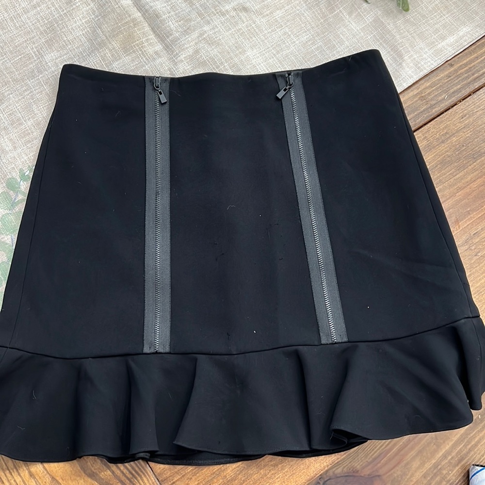Robert Rodriguez Black Flounce Skirt